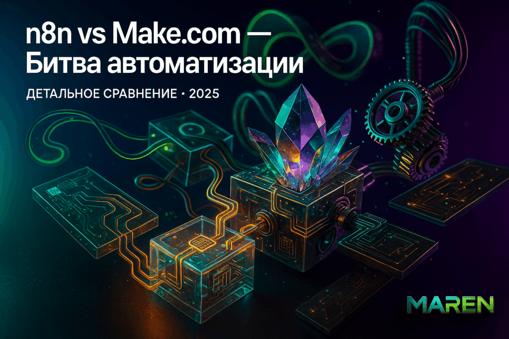 n8n vs Make.com: сравнение платформ для автоматизации в 2025 году