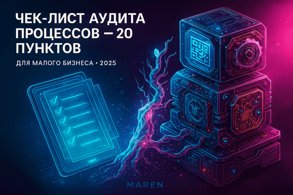 Аудит бизнес-процессов: чек-лист из 20 пунктов для малого бизнеса