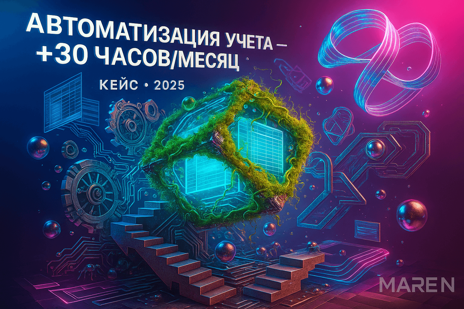 Автоматизация учета: как освободить бухгалтера на 30 часов в месяц