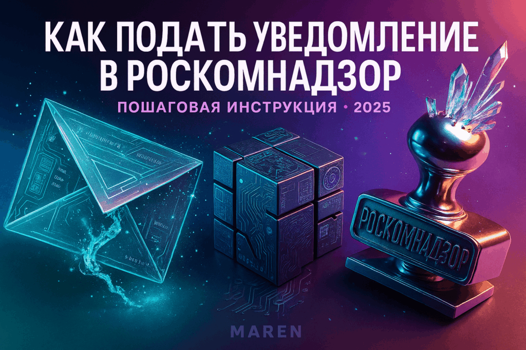 Уведомление в Роскомнадзор: пошаговая инструкция по подаче