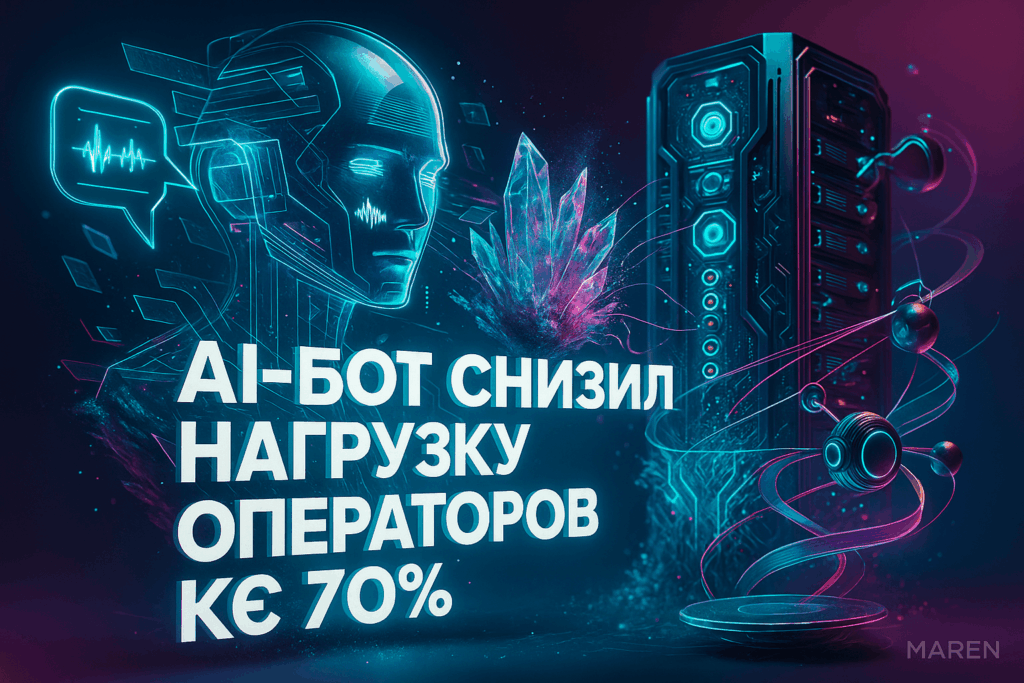 AI-бот: снижение нагрузки на операторов на 70%