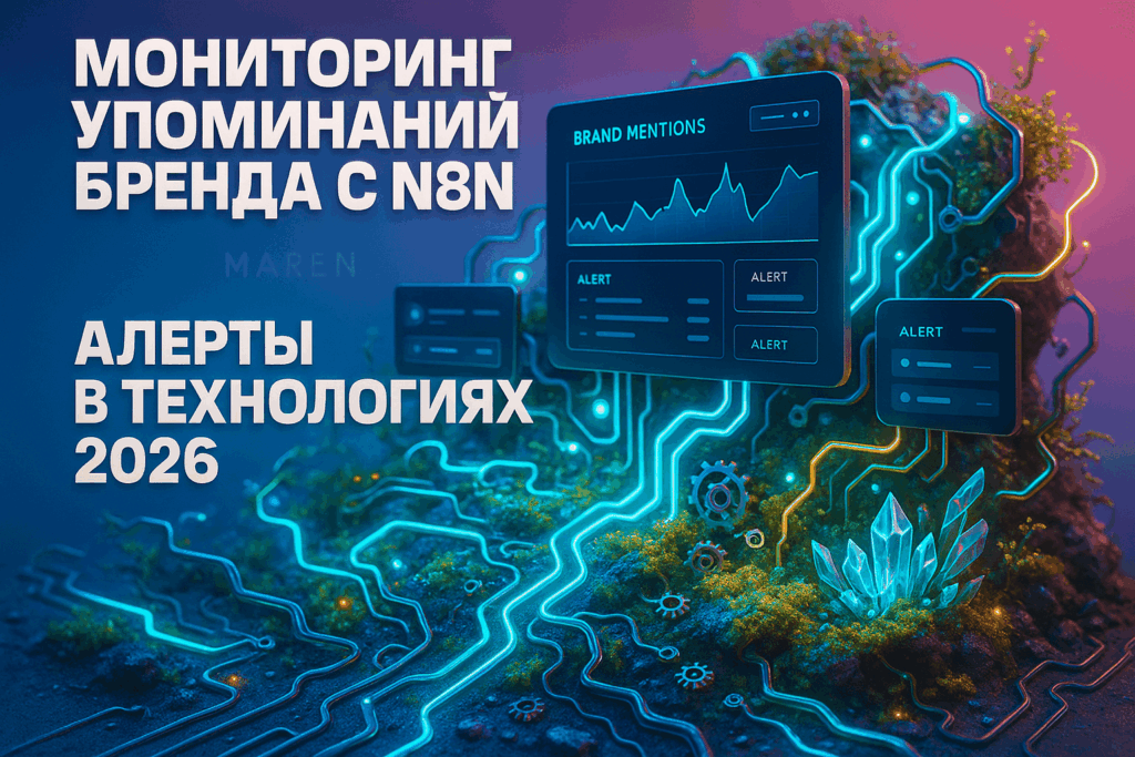 N8N для мониторинга упоминаний: настройка алертов за 5 шагов
