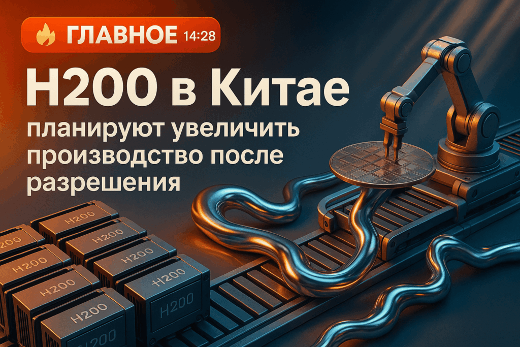 AI-чипы Nvidia: рост выпуска H200 для спроса Китая