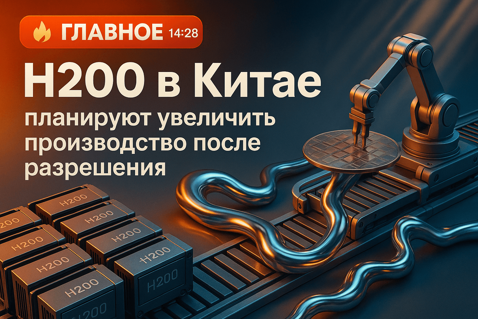 AI-чипы Nvidia: рост выпуска H200 для спроса Китая