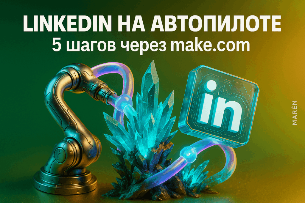 Автоматизация LinkedIn через Make.com: 5 шагов к успеху