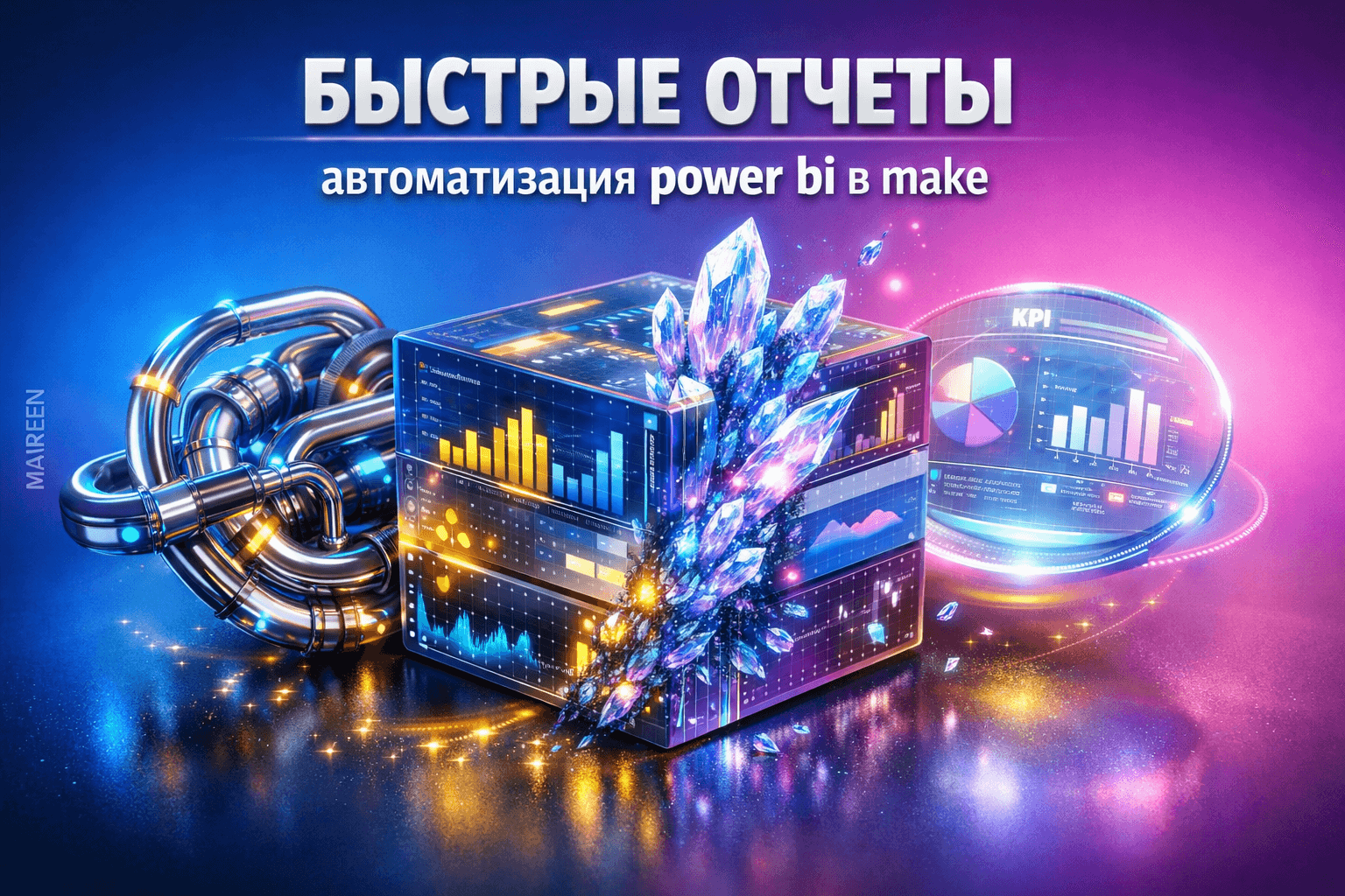 Автоматизация Power BI в Make: быстрые шаги для отчетов