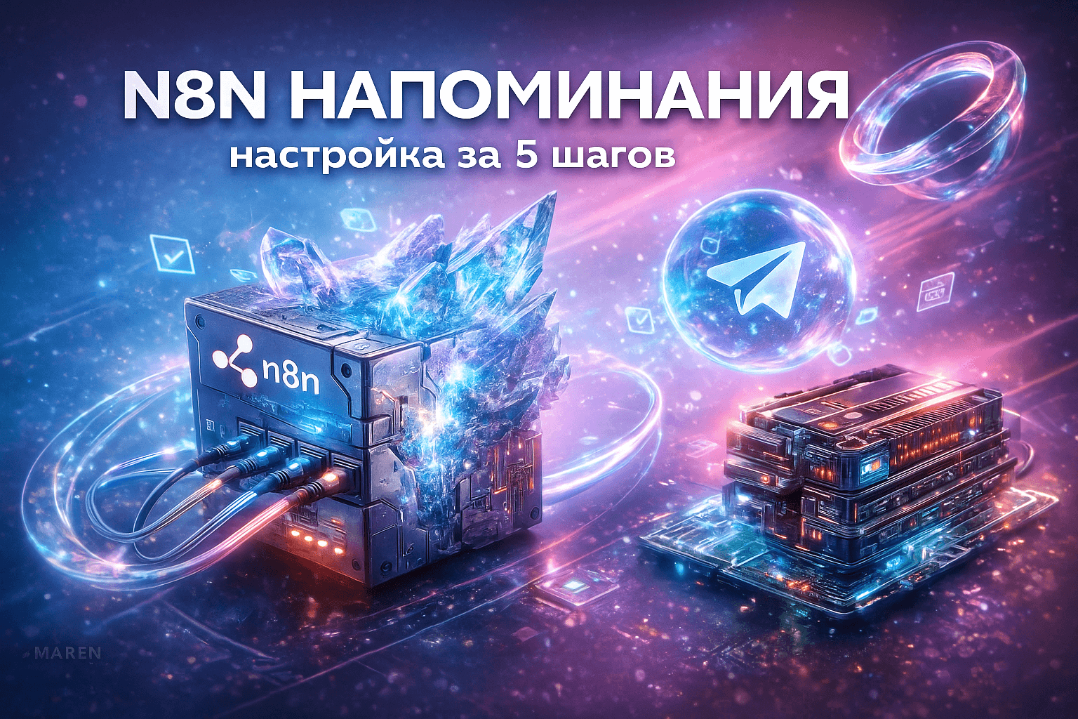 N8N для автоматических напоминаний в Telegram: настройка за 5 шагов