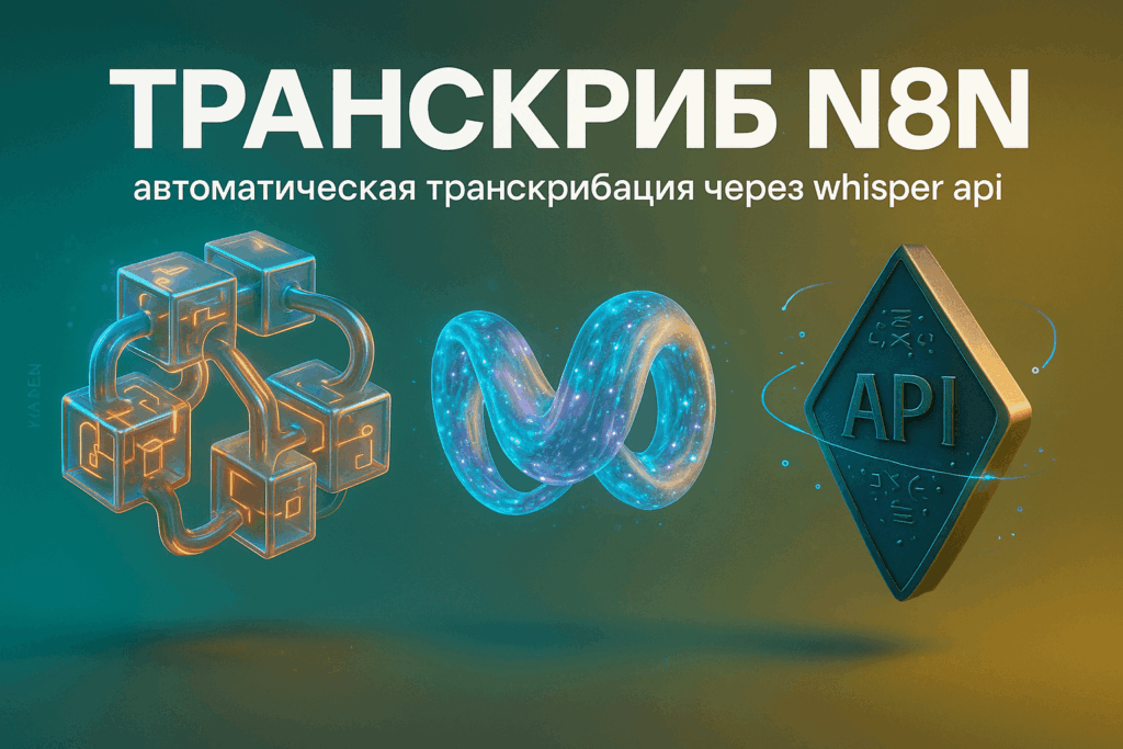 N8N для автоматической транскрибации аудио через Whisper API