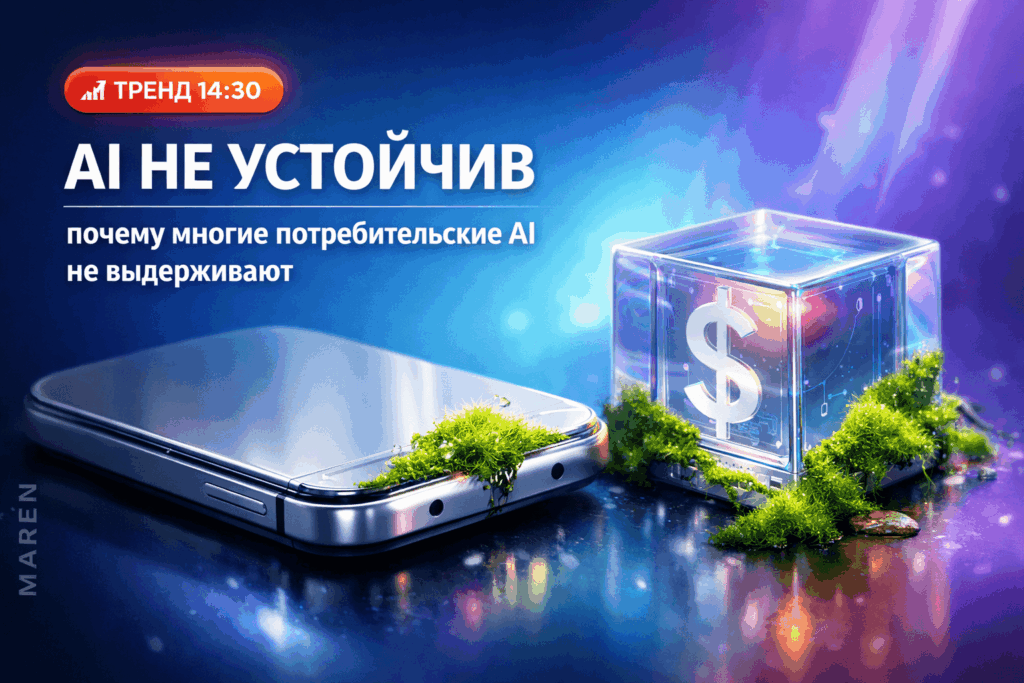 Потребительский AI: почему стартапам не хватает устойчивости