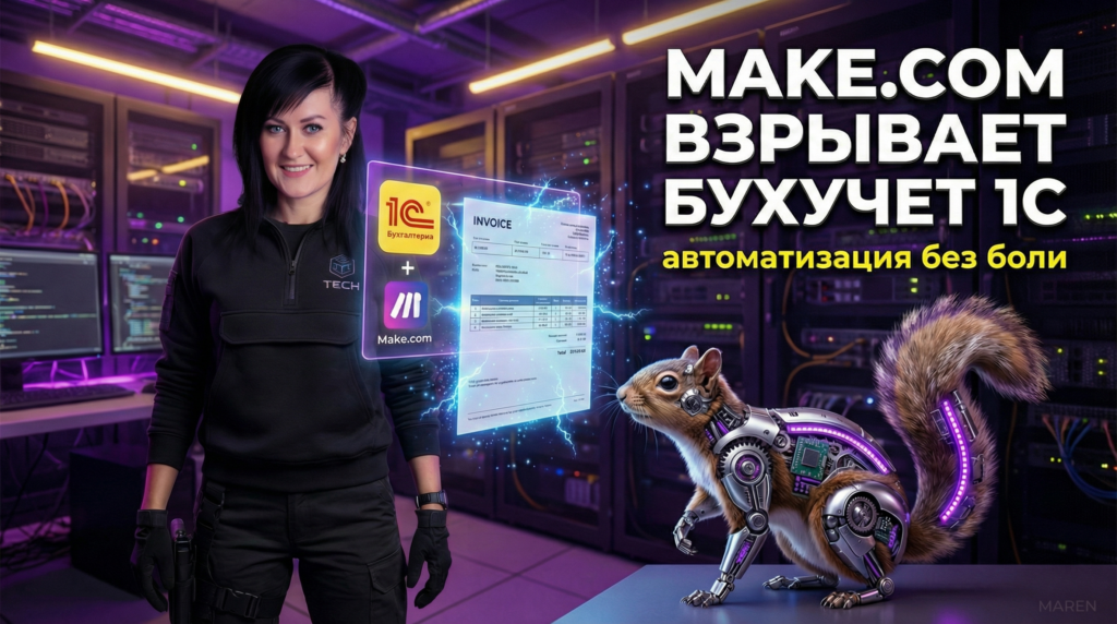 Make.com автоматизация бухгалтерии: от чеков к интеграции 1С