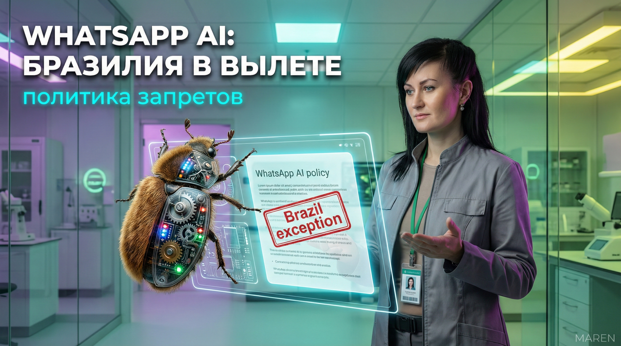 AI-чатботы WhatsApp: политика и исключение Бразилии