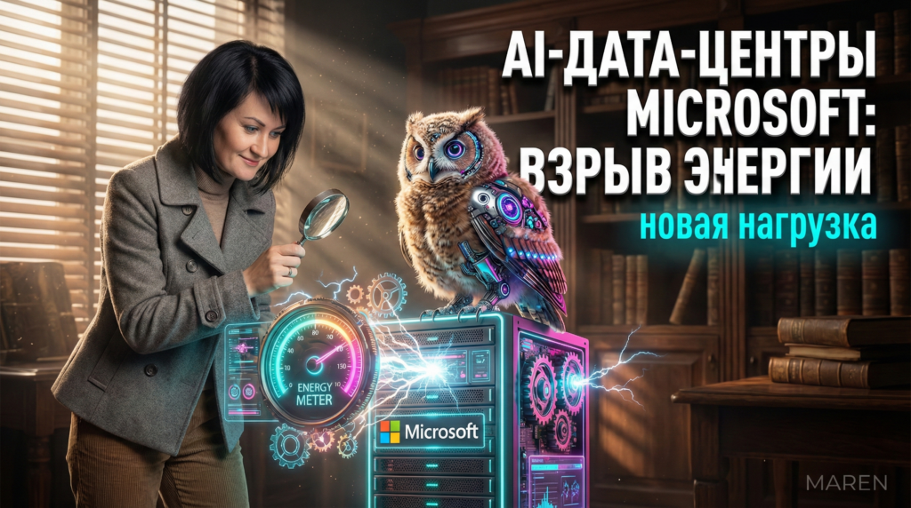 AI инфраструктура и новые дата‑центры Microsoft — влияние на энергопотребление