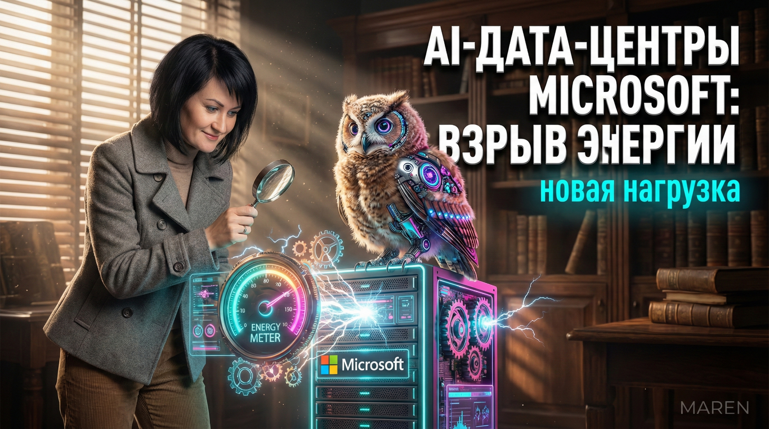 AI инфраструктура и новые дата‑центры Microsoft — влияние на энергопотребление