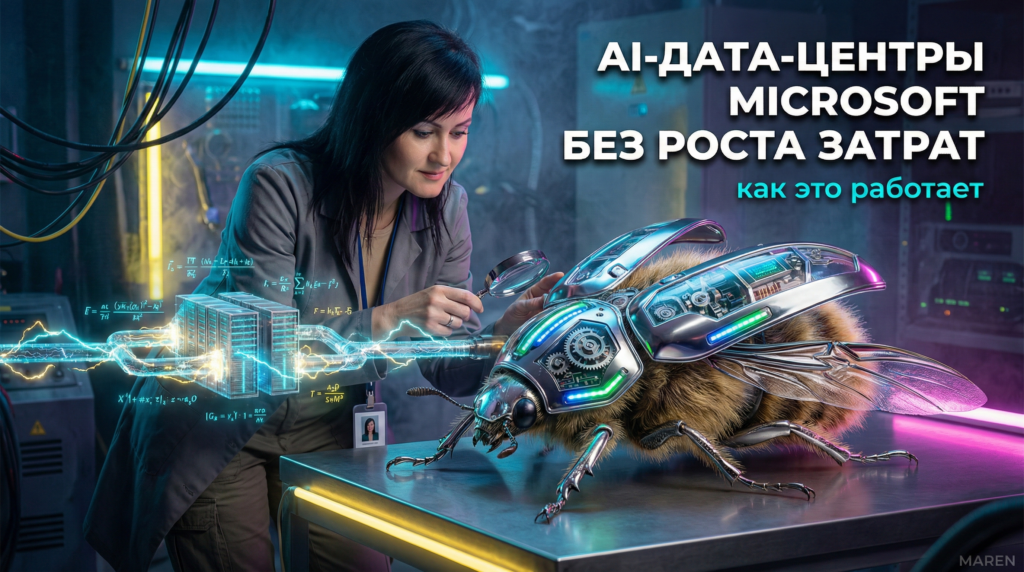 AI инфраструктура: как Microsoft строит дата-центры без роста затрат