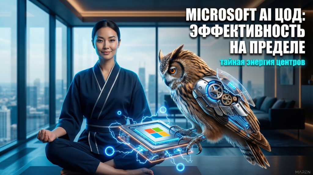AI инфраструктура Microsoft: как новые дата-центры остаются эффективными