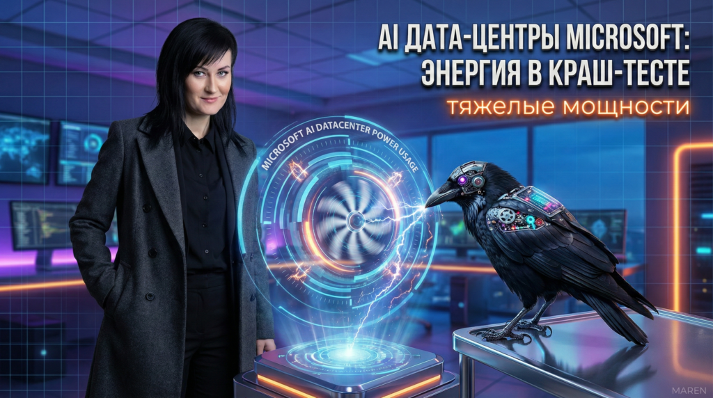 AI инфраструктура Microsoft: влияние дата-центров на энергопотребление