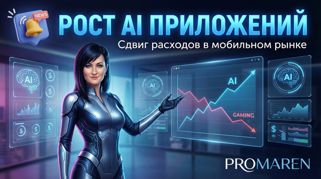 AI приложения меняют рынок: рост расходов на мобильные сервисы