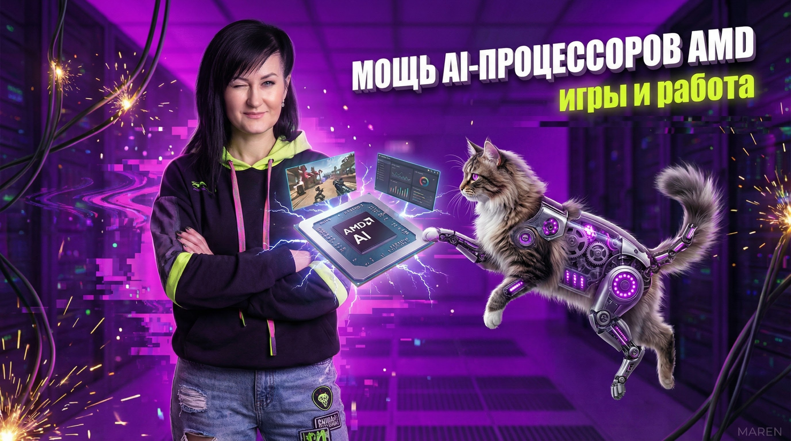 AI процессоры AMD: новые возможности для игр и работы