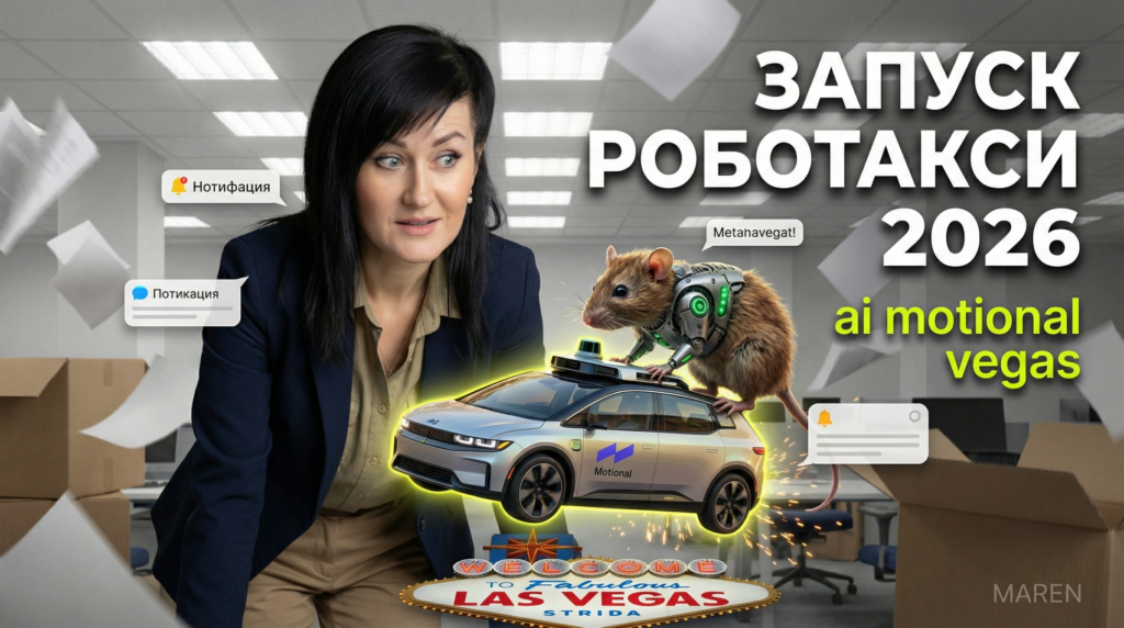 AI роботакси: запуск Motional в Лас-Вегасе в 2026 году
