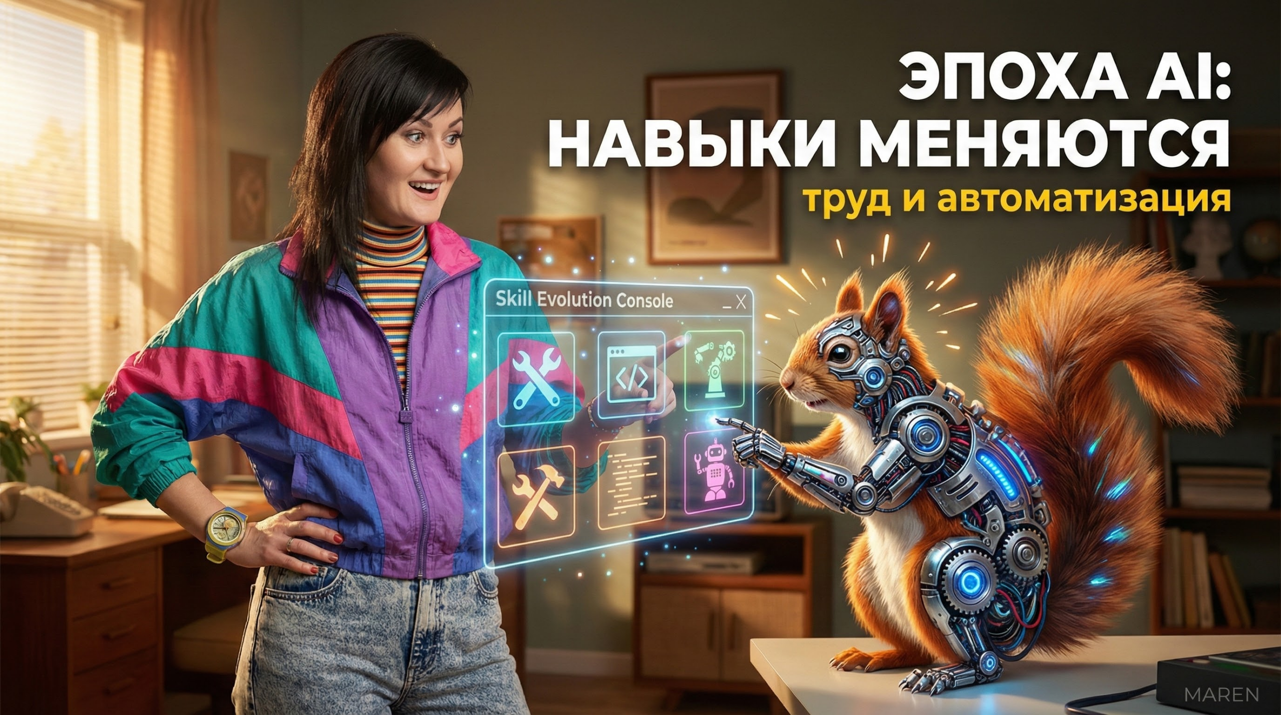 AI трансформация труда: как меняются навыки в эпоху автоматизации