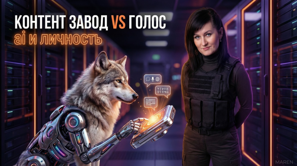 Контент завод и AI: как совместить генерацию и личный голос