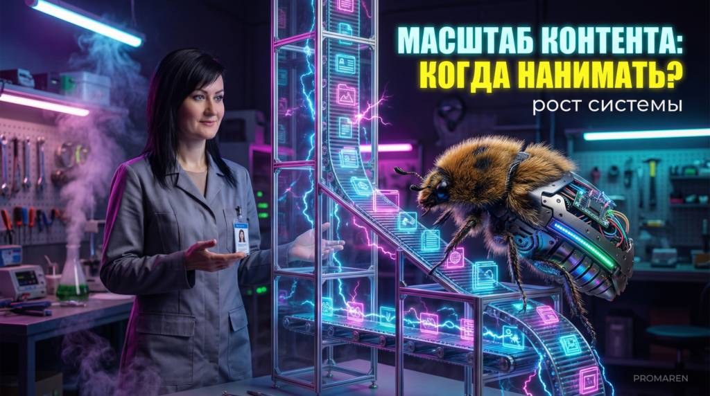 Масштабирование контента: когда расширять систему и нанимать людей
