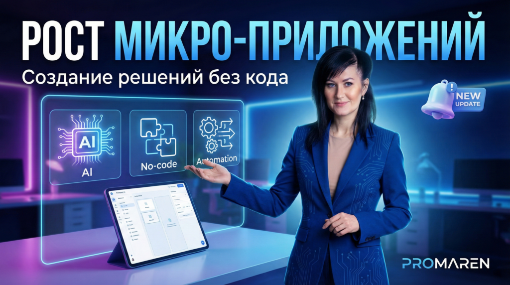 Микро-приложения: как no-code меняет создание цифровых инструментов