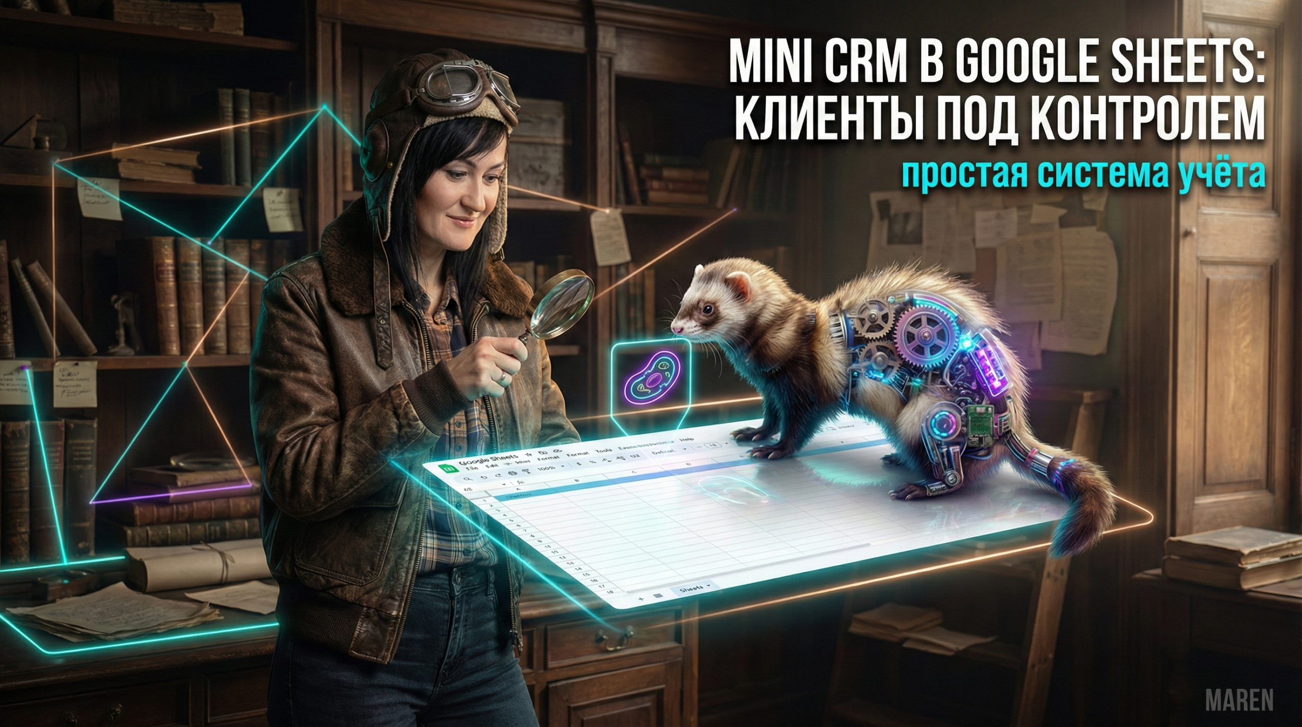 Мини CRM в Google Sheets: простая система учёта клиентов