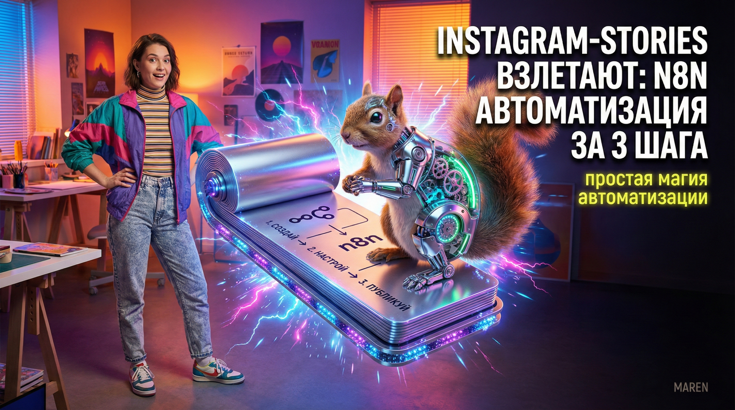 N8N Instagram: автоматизация сторис за 3 шага без кода