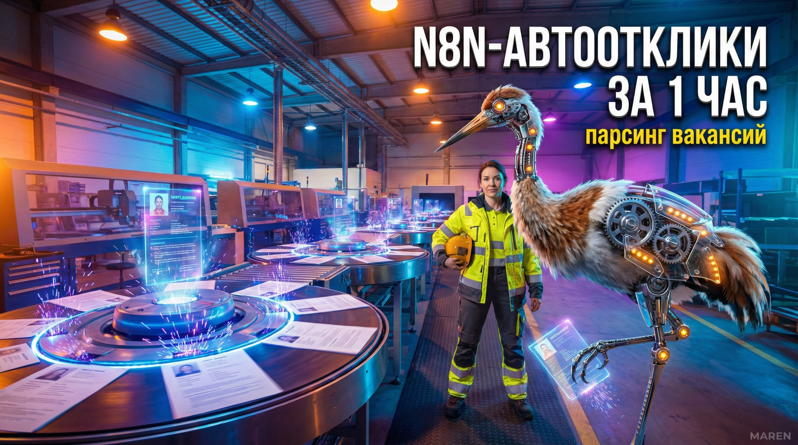 N8N парсинг вакансий: автоматическая отправка откликов за час