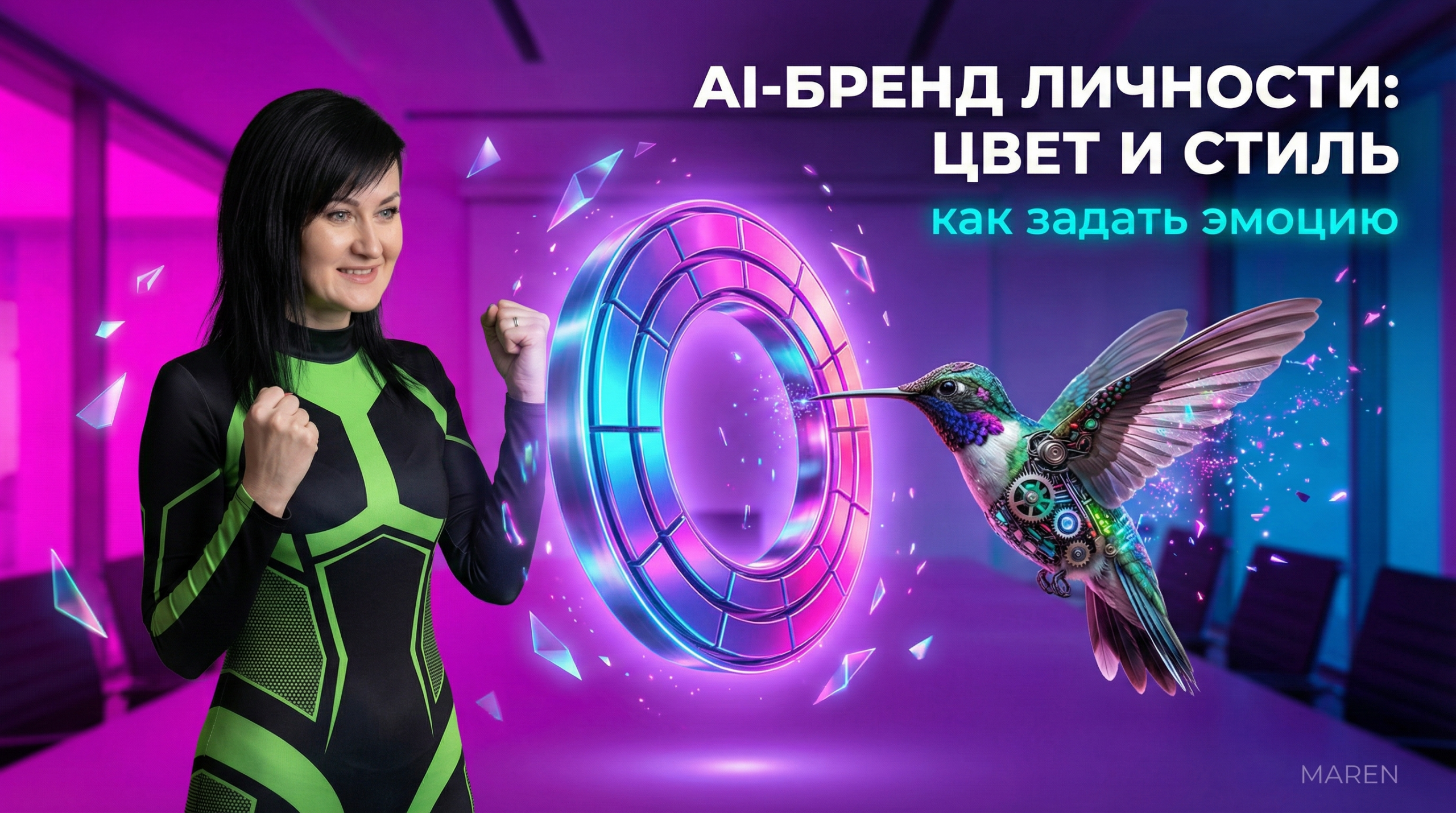 Нейросеть личный бренд: как задать цвет, стиль и эмоцию