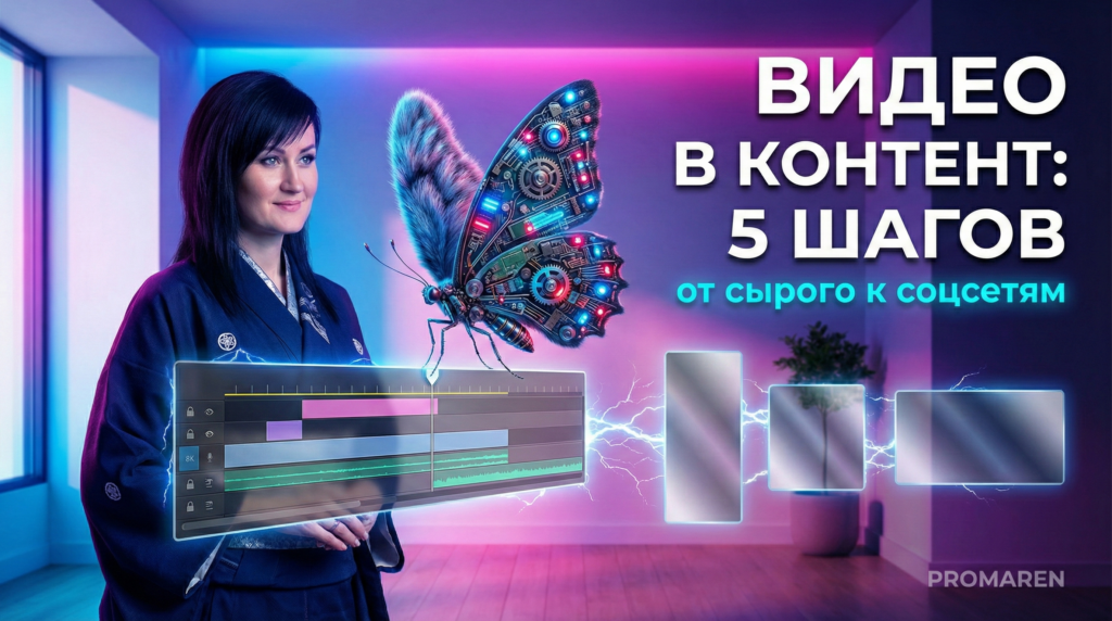 Переработка видео: 5 шагов к контенту для соцсетей