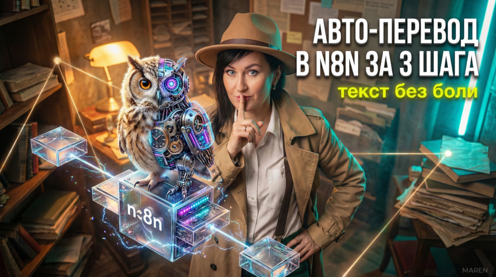 Перевод n8n: автоматический перевод текстов за 3 шага