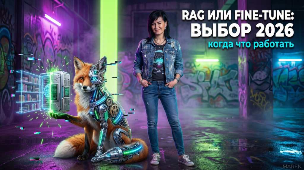 RAG и Fine-tuning: когда использовать каждый подход в 2026