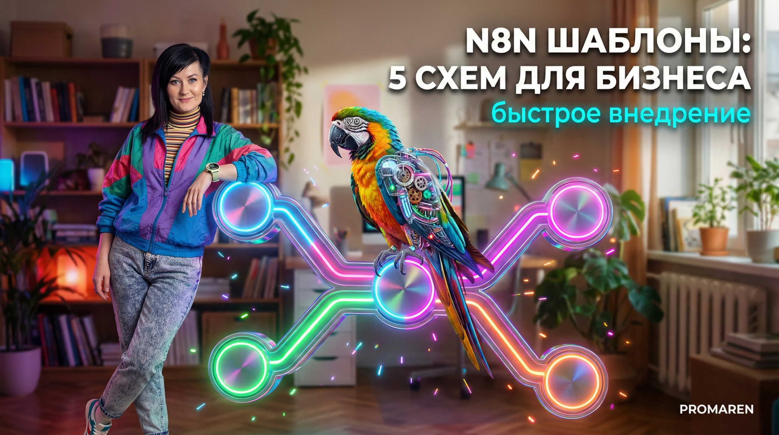 Шаблон n8n: 5 схем для быстрой адаптации под бизнес