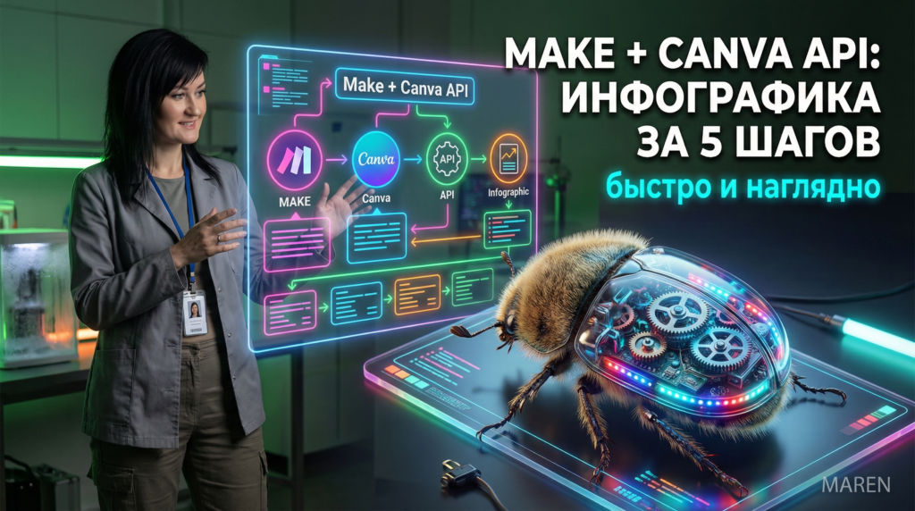 Создание инфографики в Make и Canva API: 5 шагов