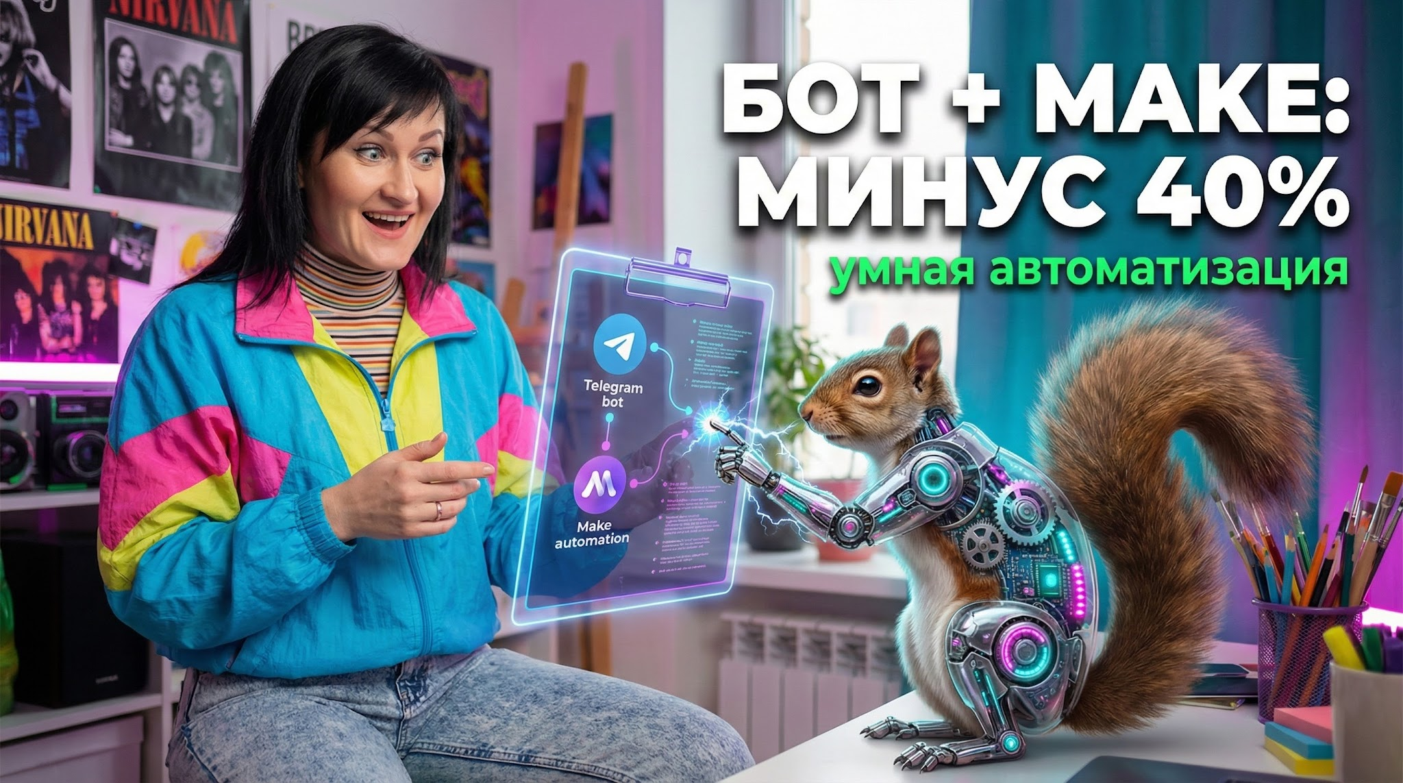 Telegram бот и Make: автоматизация работы менеджера на 40%