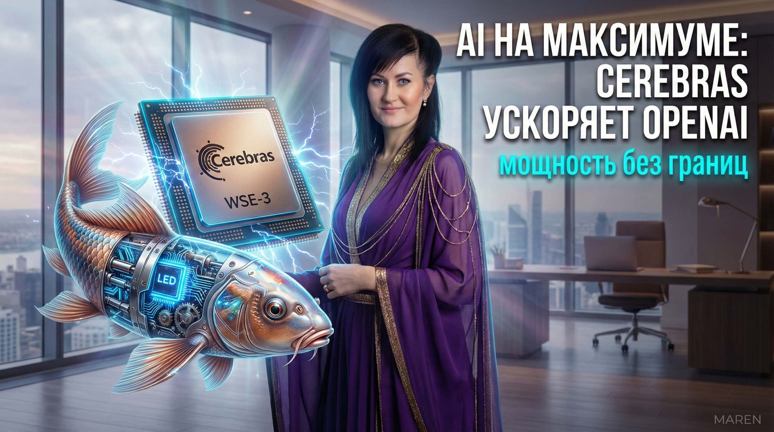 Вычислительные мощности AI: ускорение моделей OpenAI с Cerebras