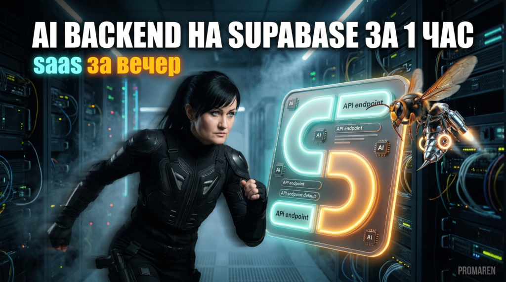 AI backend-разработка с Supabase: создаём SaaS за 1 час