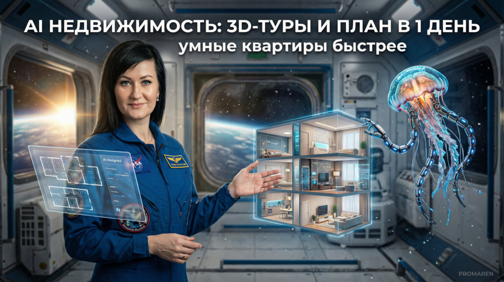 AI для недвижимости: 3D-туры и умные планировки за 1 день