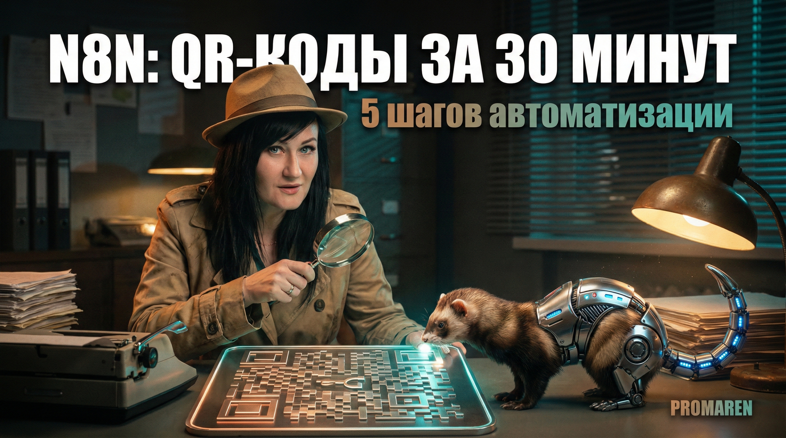 Автоматизация QR-кодов в n8n: 5 шагов за 30 минут