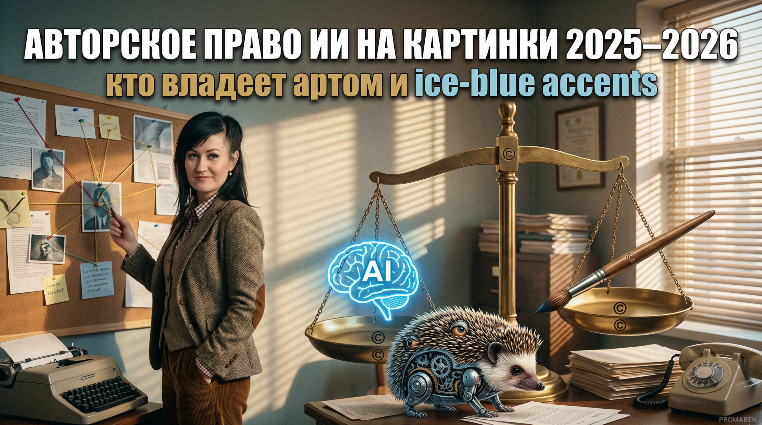 Авторское право ИИ на изображения: разбор практики 2025–2026 годов