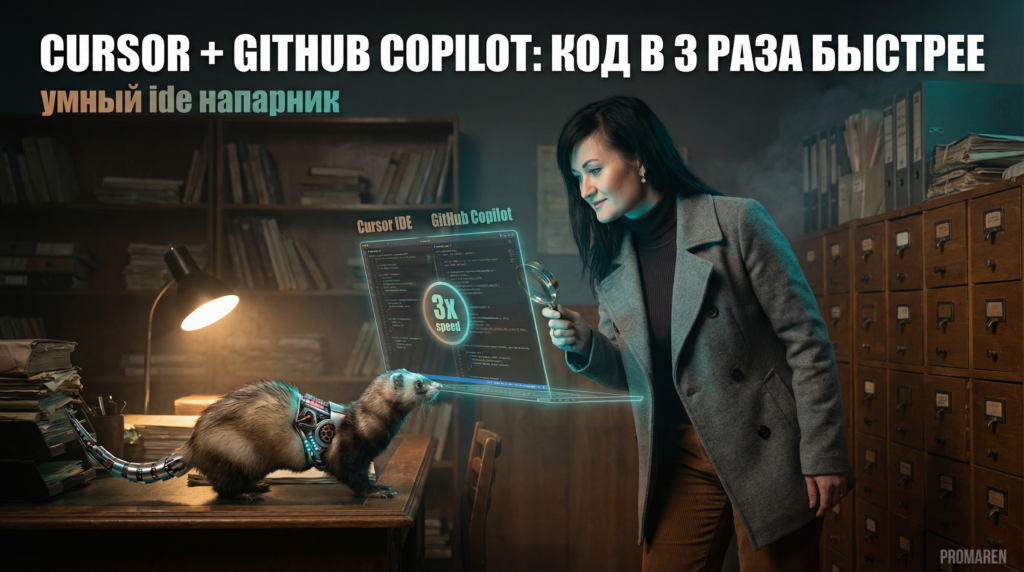 Cursor IDE с GitHub Copilot: ускоряем разработку в 3 раза
