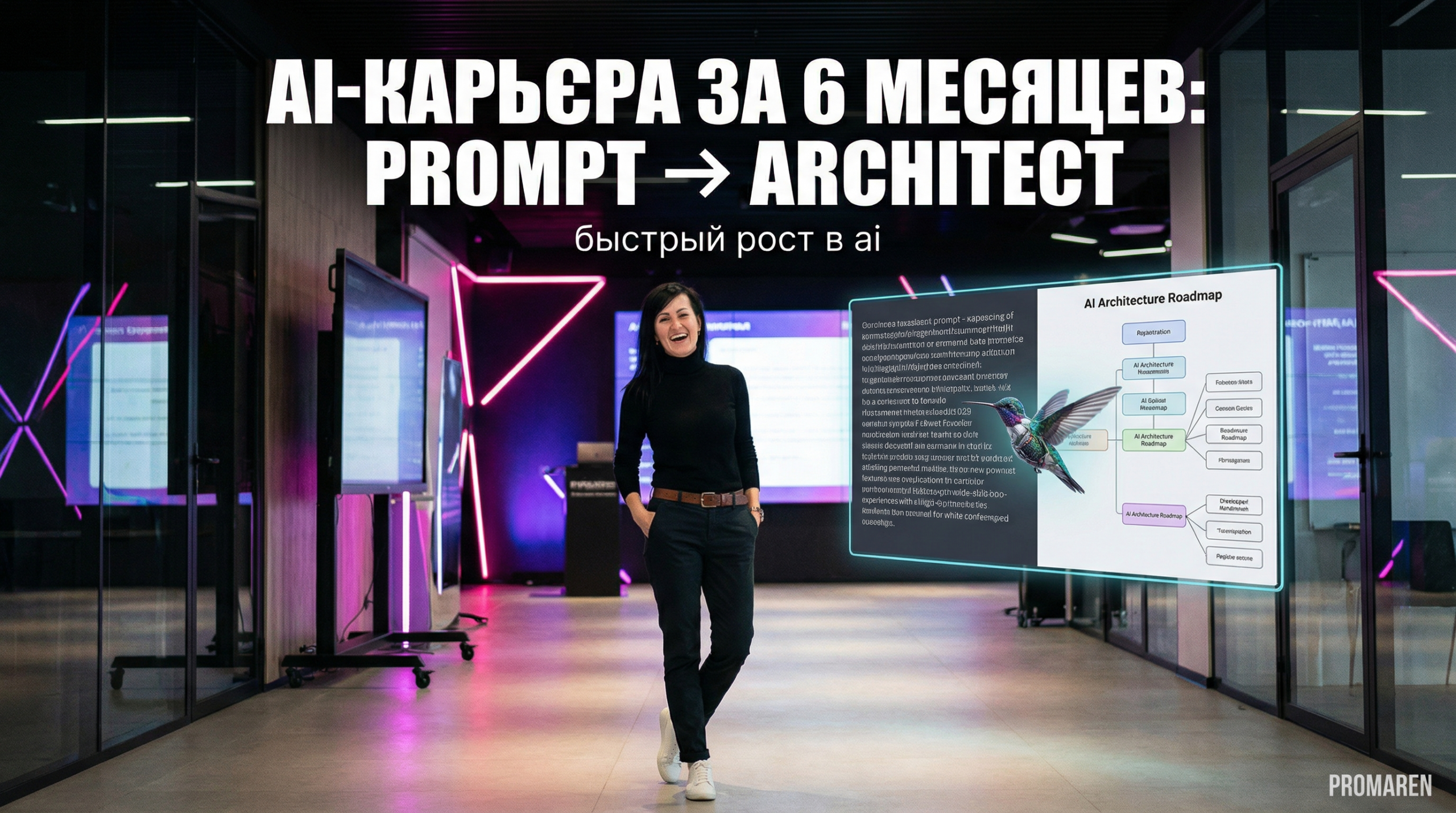 Промпт-инженер AI и AI-архитектор: как вырасти за 6 месяцев