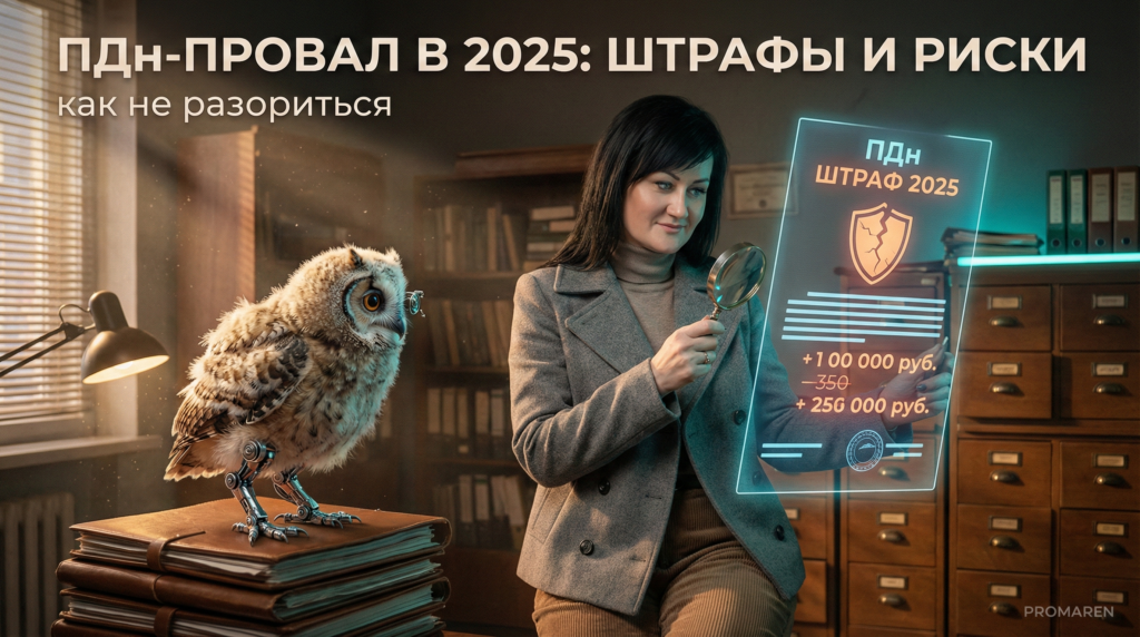 Штрафы за утечки ПДн с 2025 года: расчёт и снижение рисков