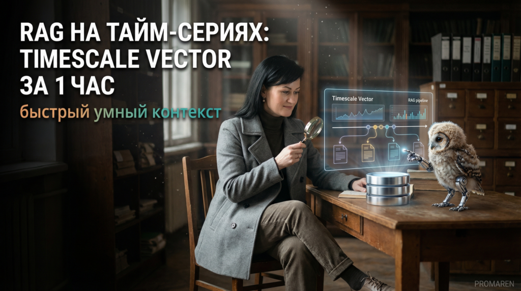 Timescale Vector для временных рядов в RAG: настройка за 1 час