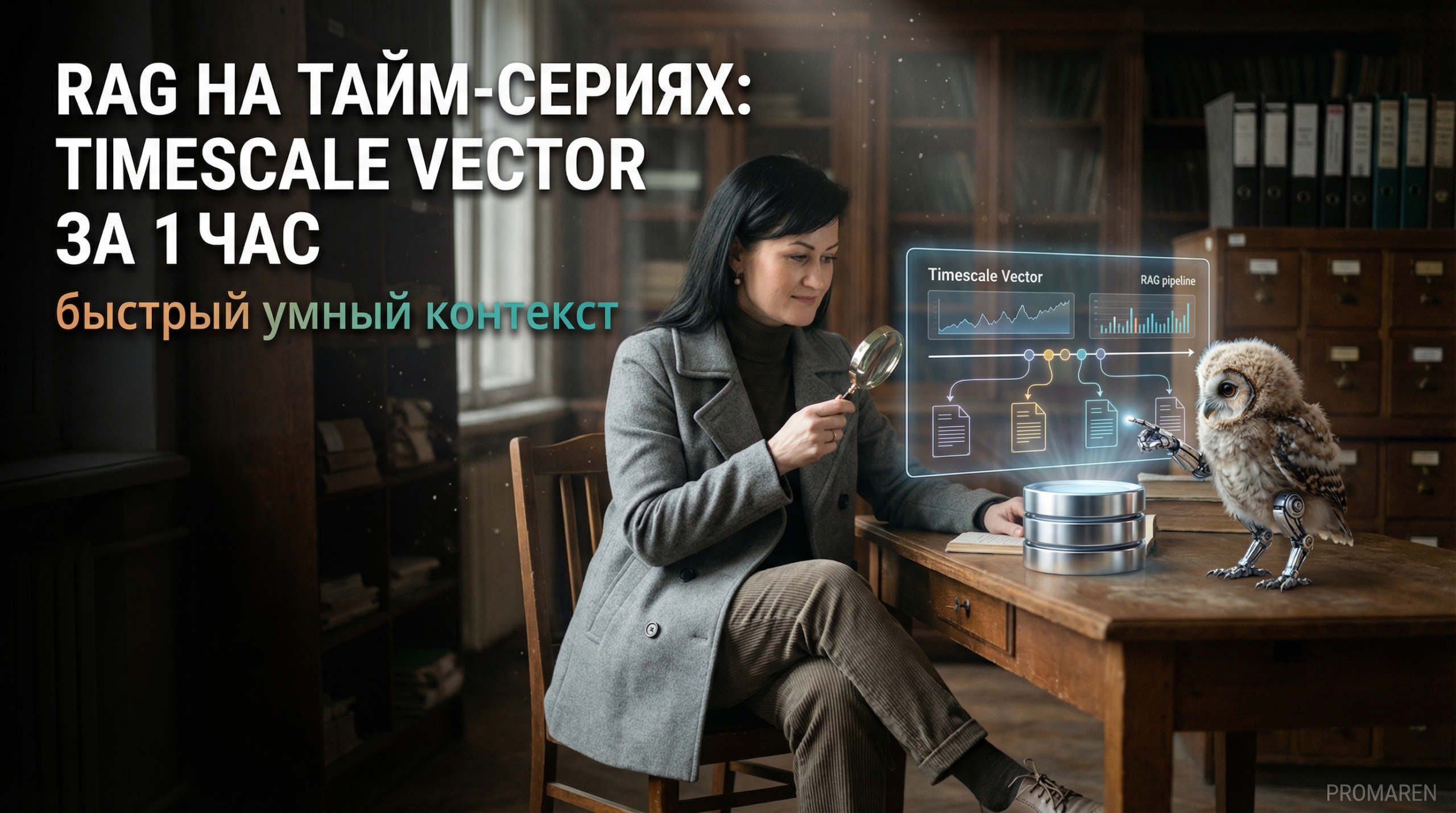 Timescale Vector для временных рядов в RAG: настройка за 1 час