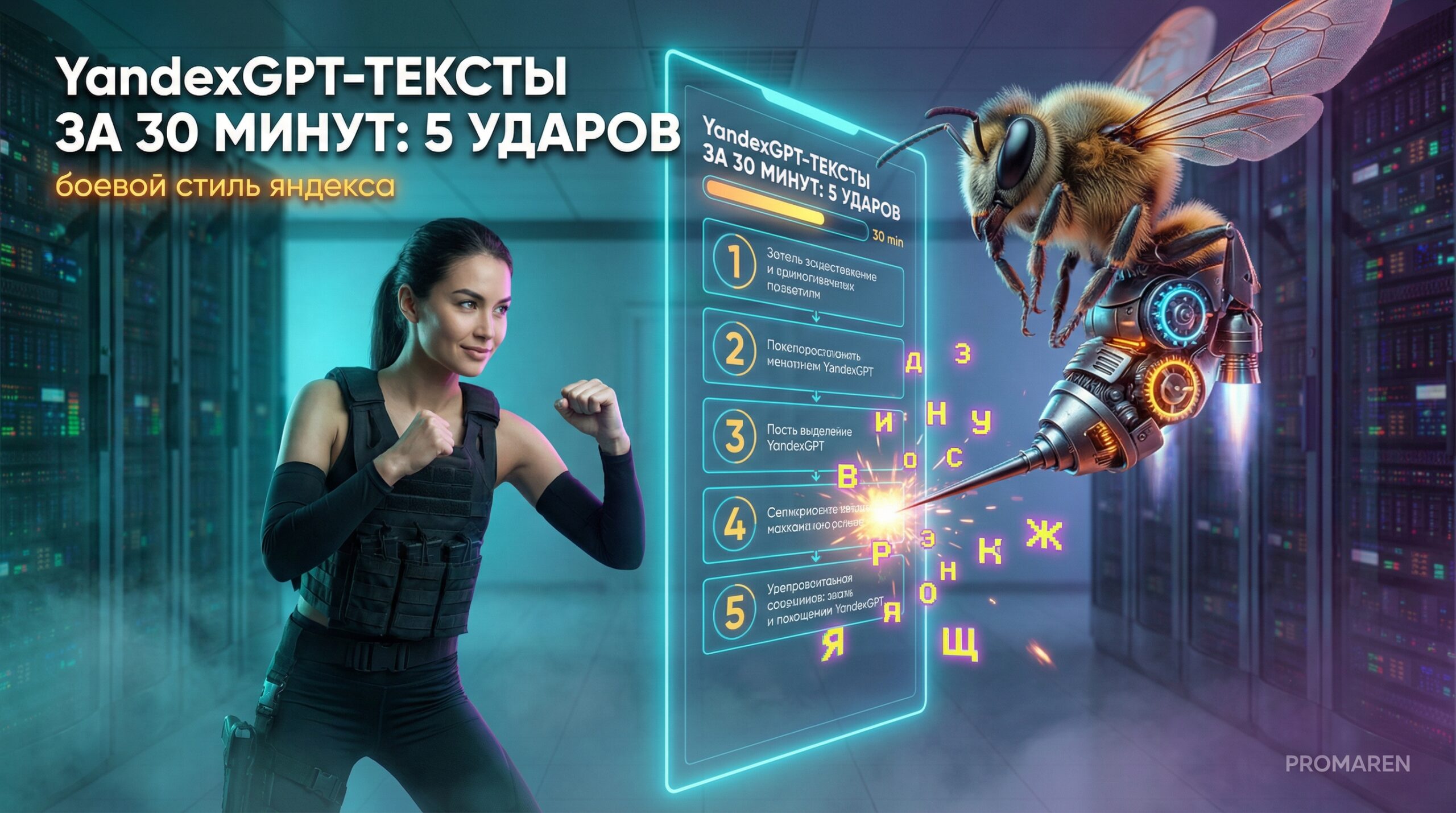 YandexGPT-тексты: 5 шагов к текстам Яндекса за 30 минут