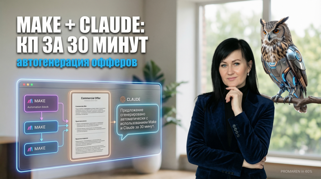Автогенерация коммерческих предложений в Make с Claude за 30 минут
