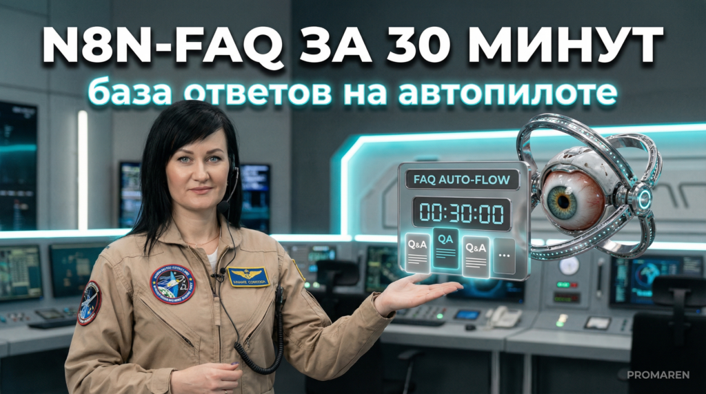 Автоматизация FAQ в n8n: создаём базу ответов за 30 минут
